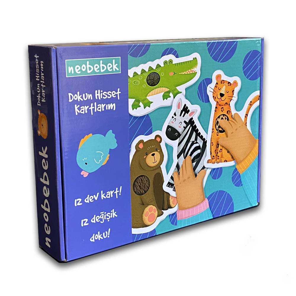 Тефтерче Touch and Feel карти с Животни