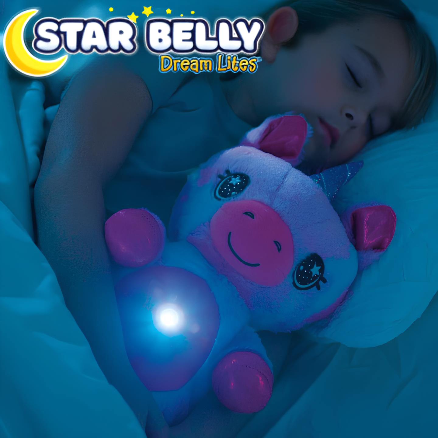 Star Belly Dream Lites – Плюшено Еднорогче с Проектираща Нощна Лампа